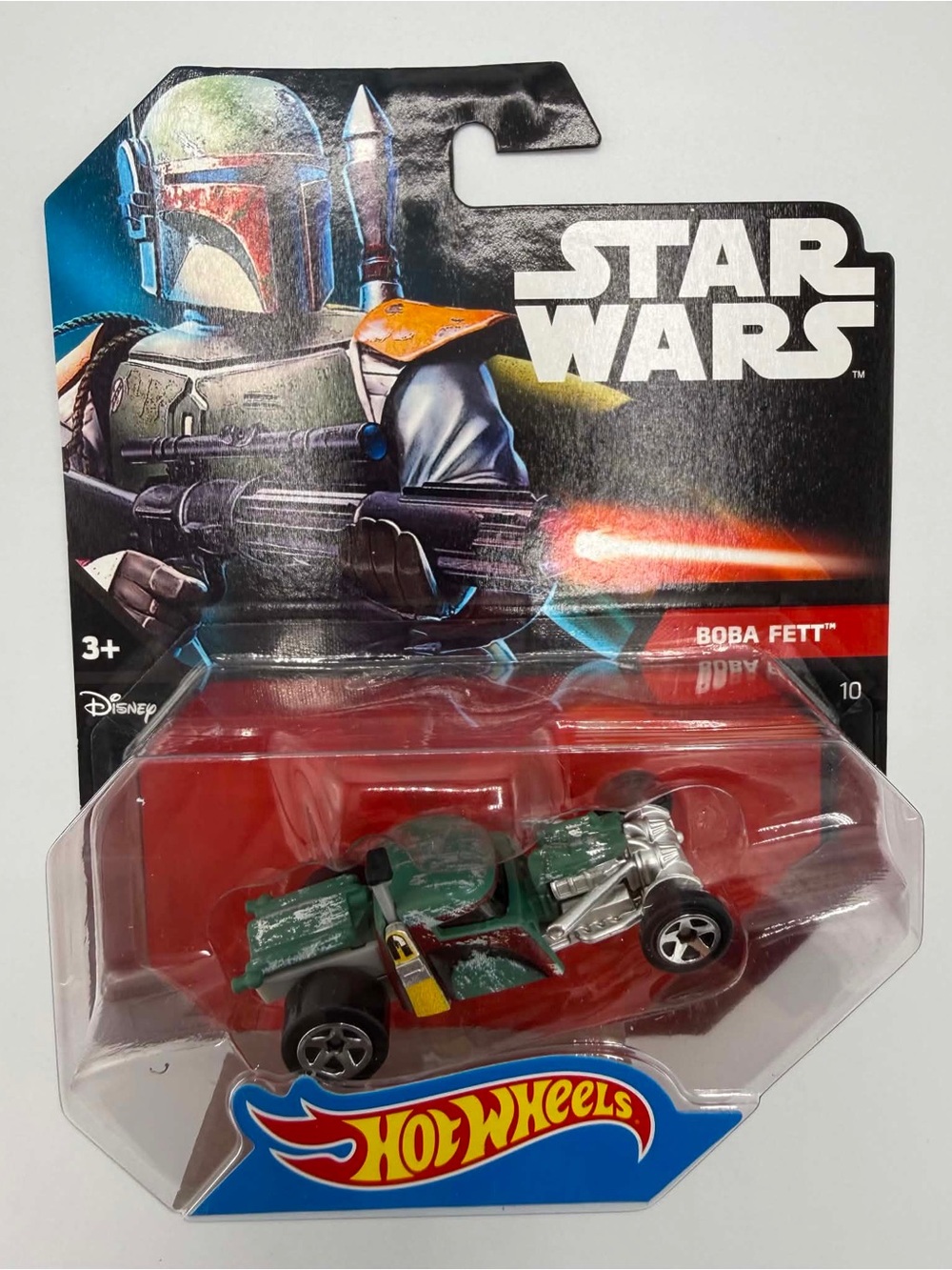 HOT WHEELS STAR WARS 1:64 CHARACTER CAR 10 - BOBA FETT VEHICLE